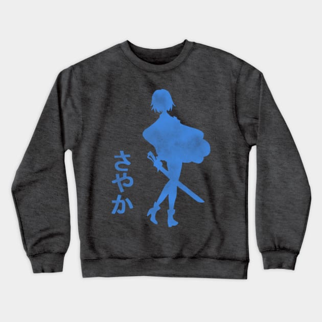 Sayaka Shadow Crewneck Sweatshirt by Littlepancake